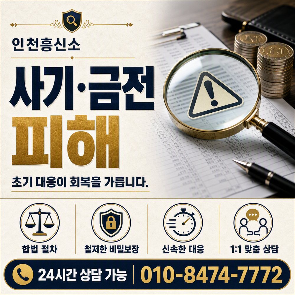 인천흥신소 사기·금전 피해
